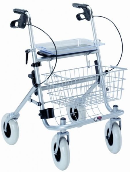 Rollaattorin varaosat ja tarvik.